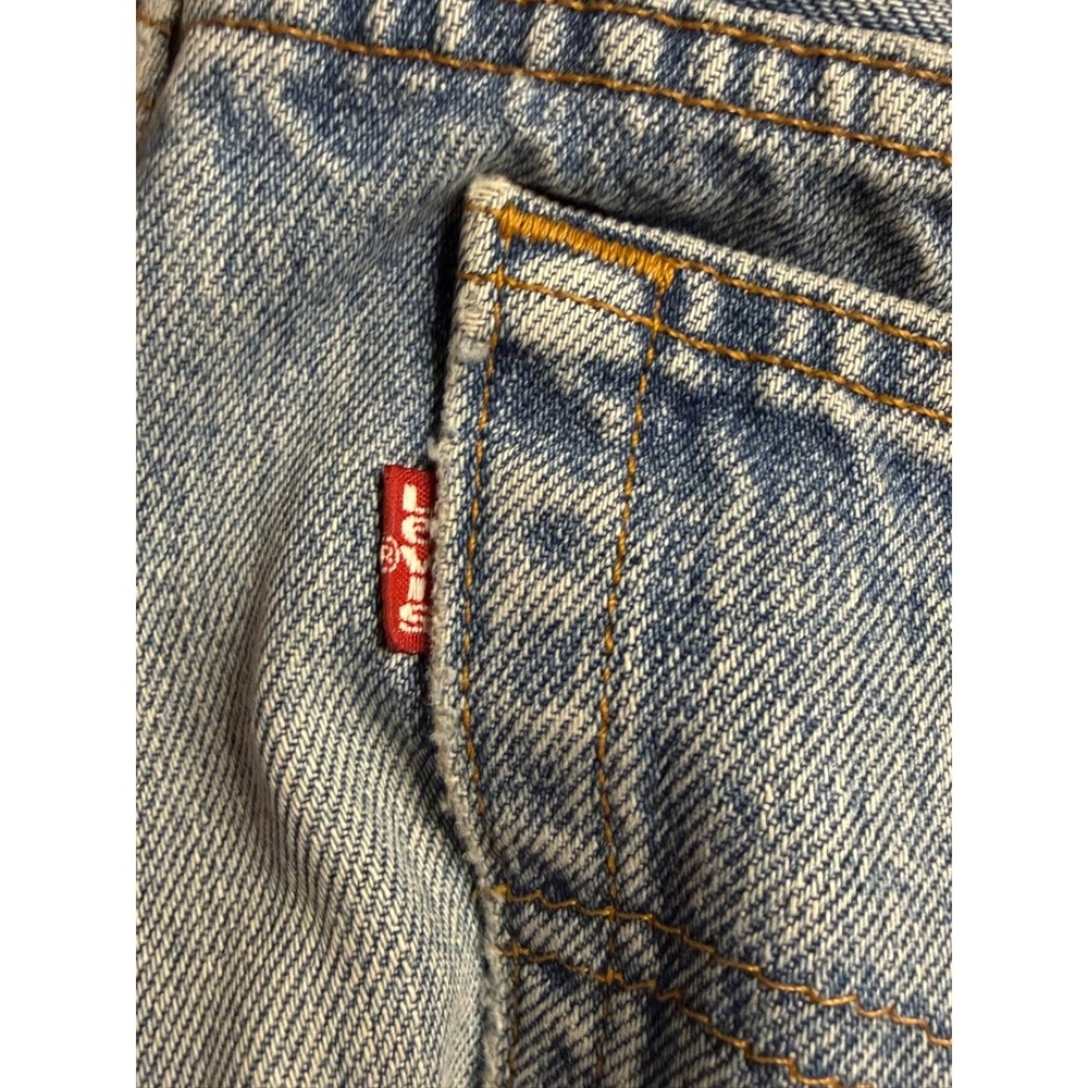 Vintage Levi's 501 Jeans USA W36 L30 Distressed Button Fly Straight Leg Grunge - Picture 5 of 16